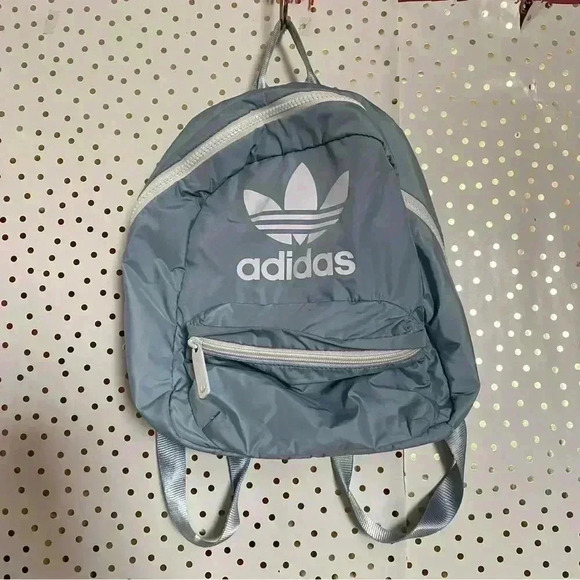 Adidas National Mini Backpack Halo Blue White - Picture 1 of 9